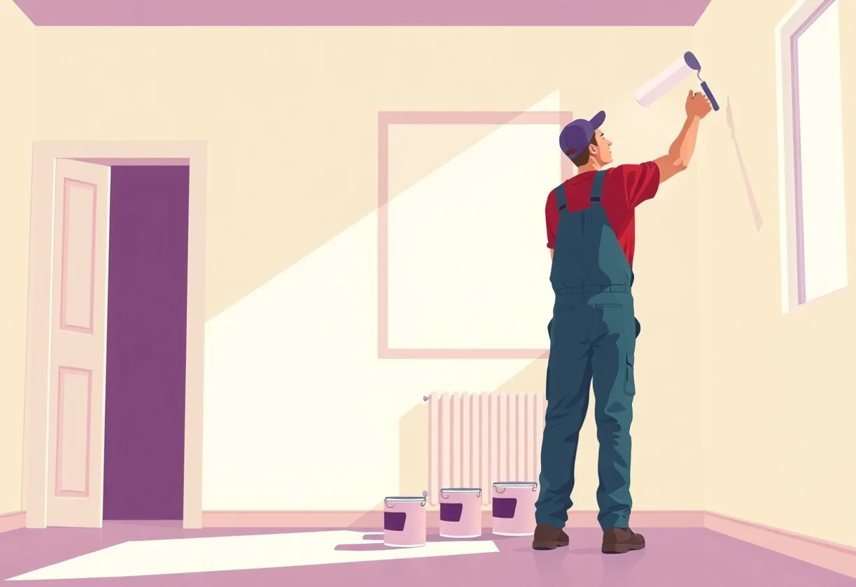 Peintre Clichy 92110 en intervention sur un chantier